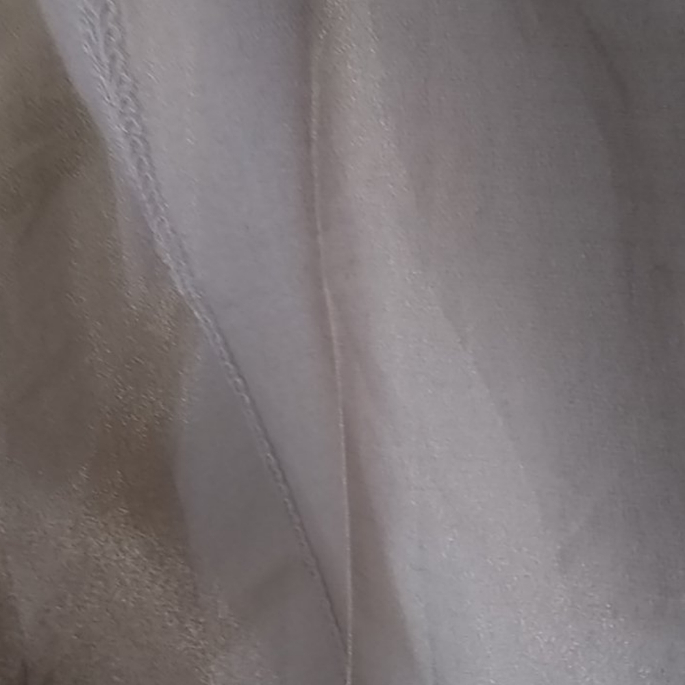 Sheer button down blouse with matching sca… - Picture 2 of 8